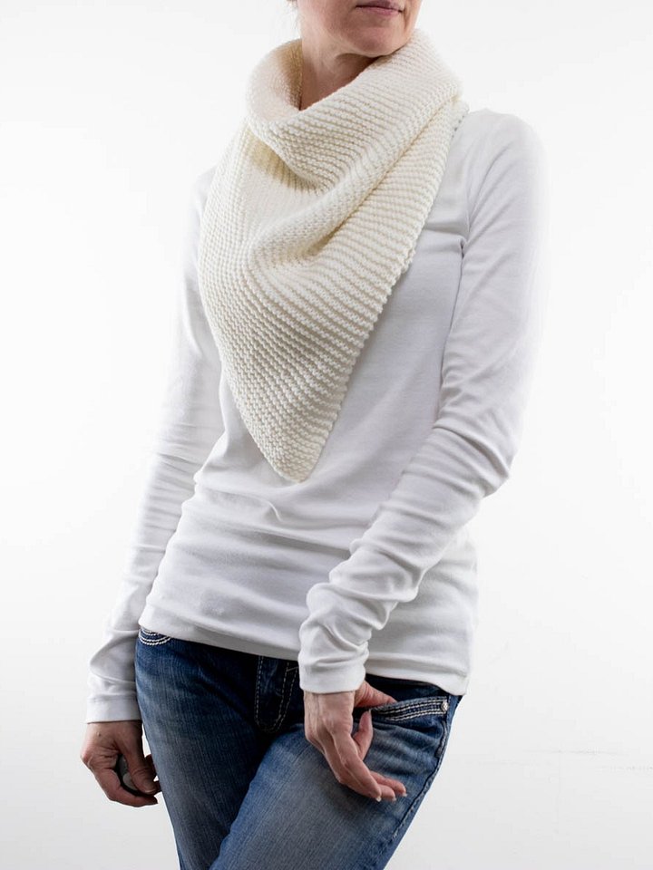 Super Simple Knitted Shawl Pattern - Traditional product image (1)