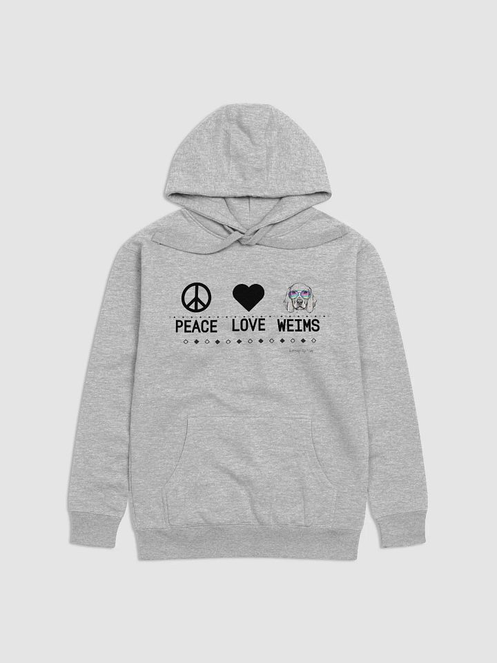 Peace Love Weims - Cotton Heritage Unisex Premium Hoodie product image (2)