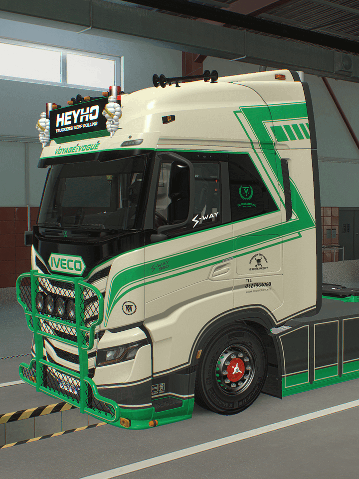 Iveco S Way Paintjob | Changeable Multi Color Skin | Compatible with Tuning Pack by MDT product image (2)