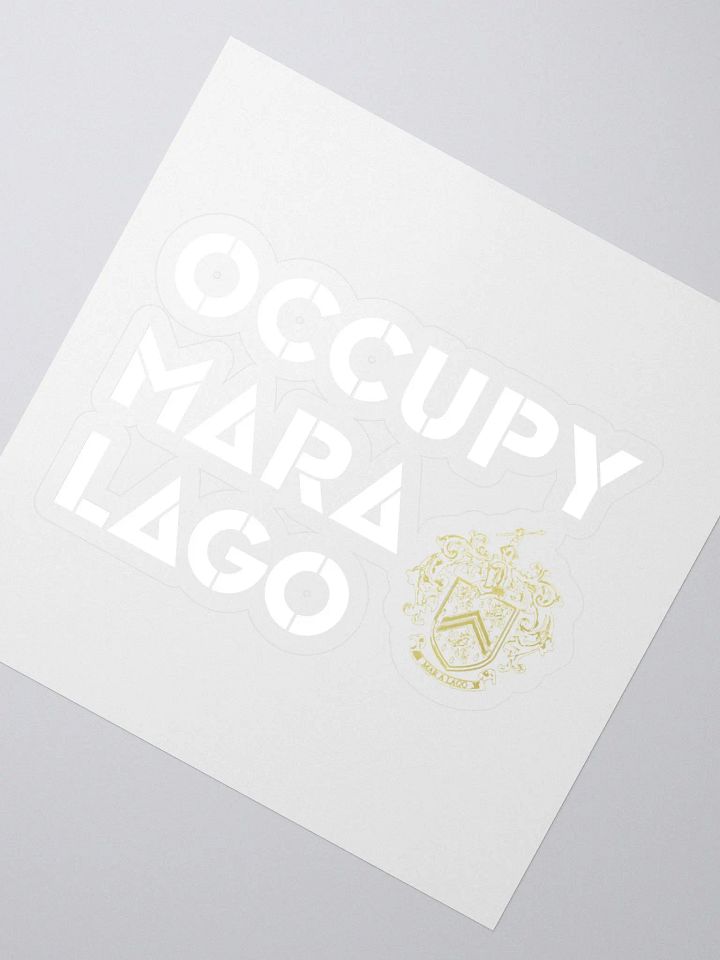 Ocupy Mar-a-lago sticker product image (2)