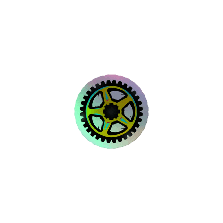 Holo Sprocket Sticker product image (1)