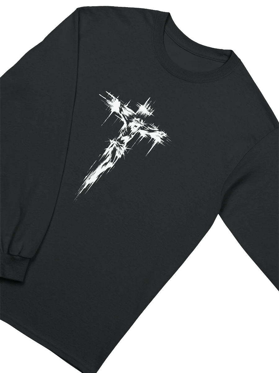 Christ On The Cross and Archangel Michael Long Sleeve Tee product image (18)