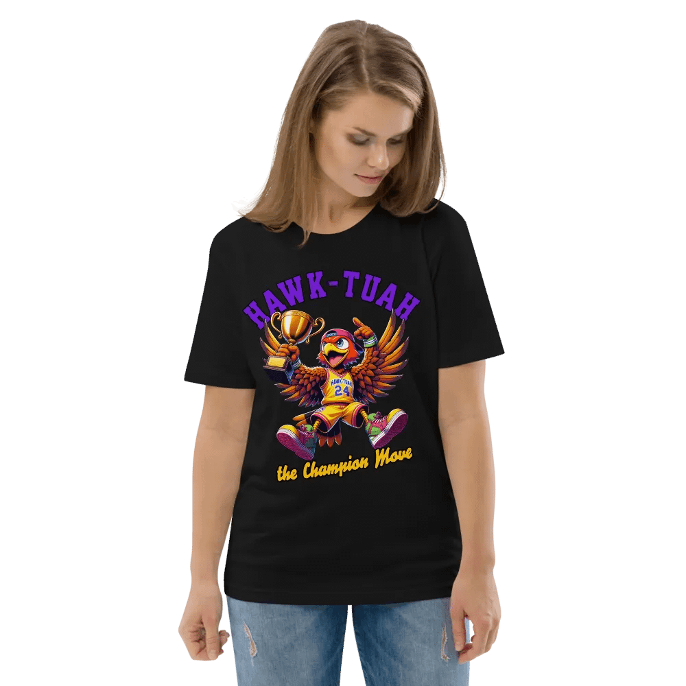 Hawk-Tuah Champion Move - Organic Cotton T-Shirt product image (6)