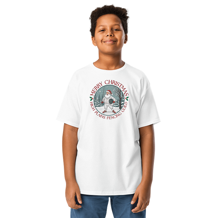 Santa Fencer Youth Tee product image (32)
