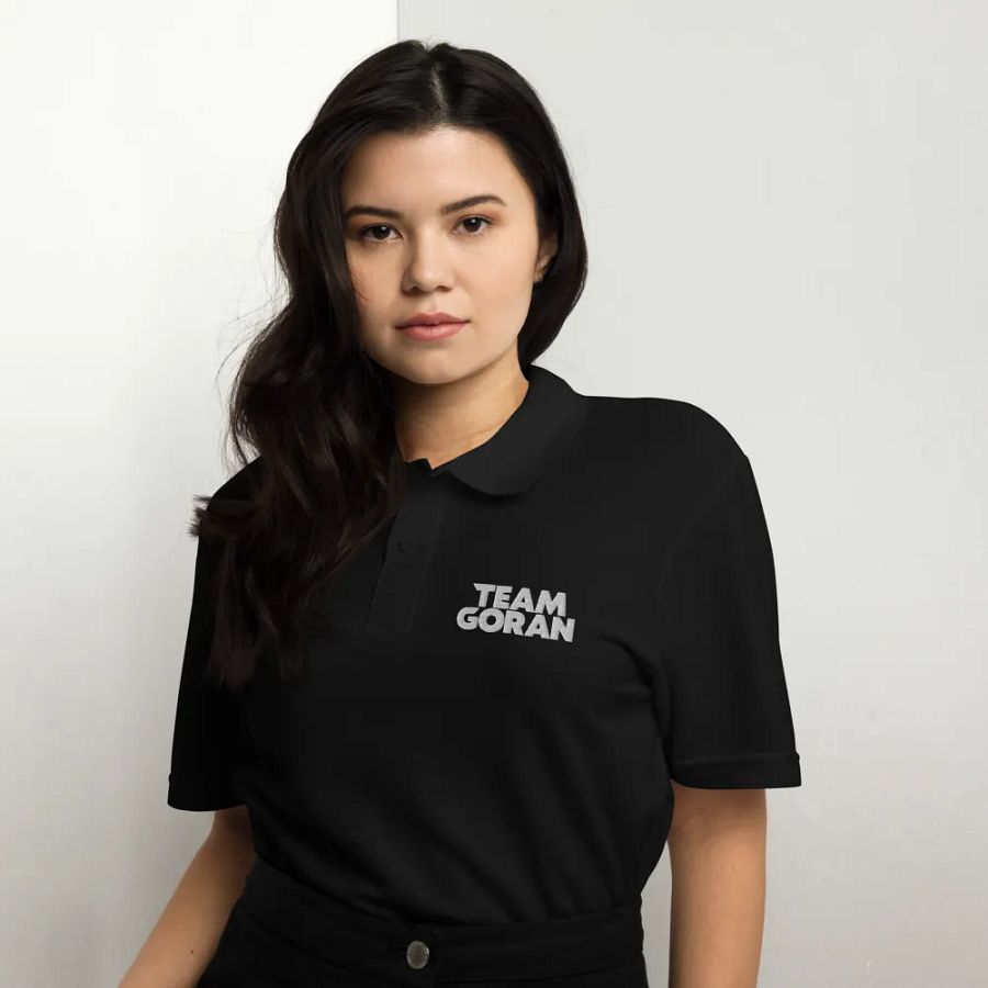TEAM GORAN Unisex Semi-Fitted Cotton Pique Polo product image (13)