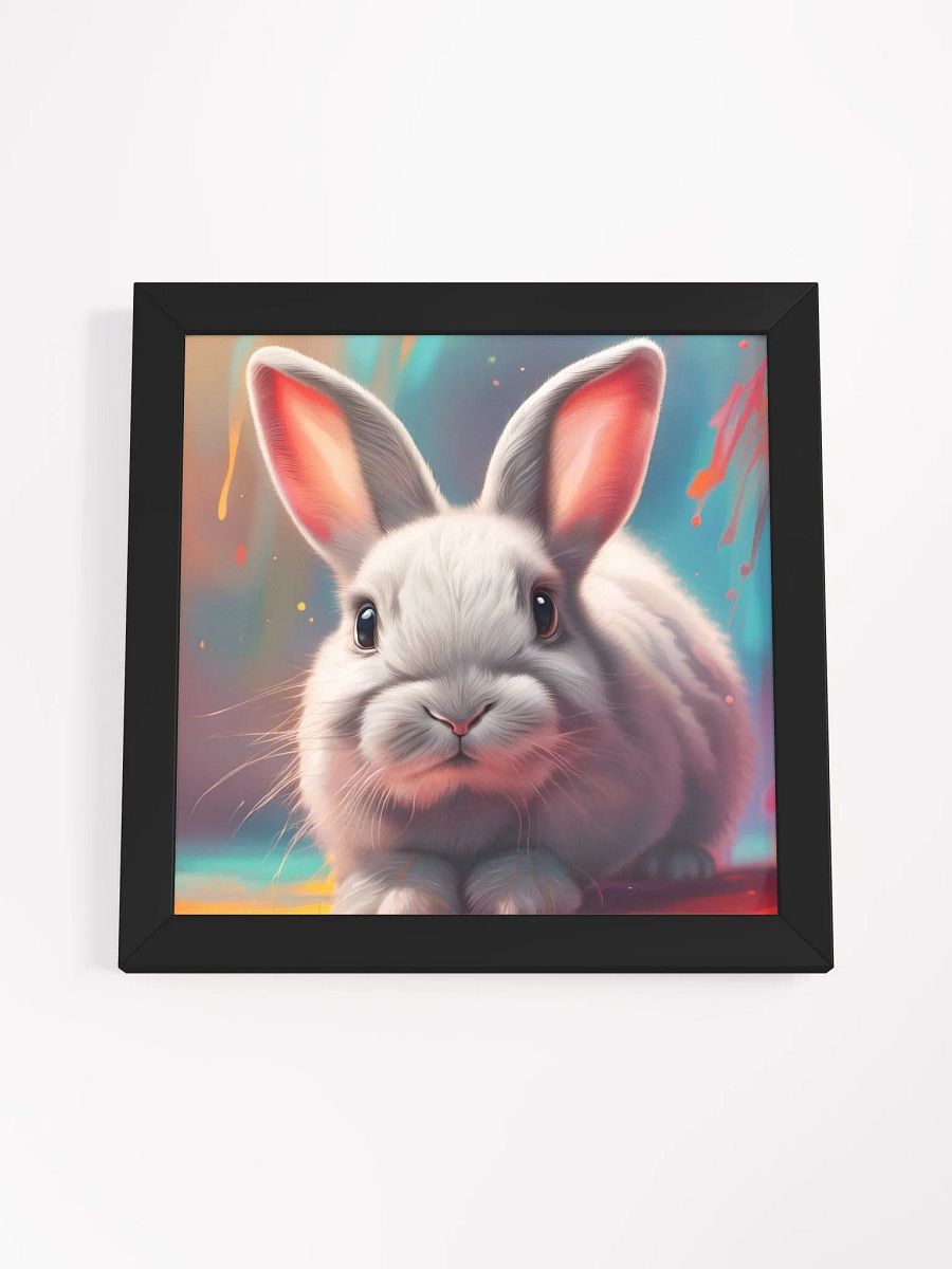 Framed Cute Bunny Poster product image (4)