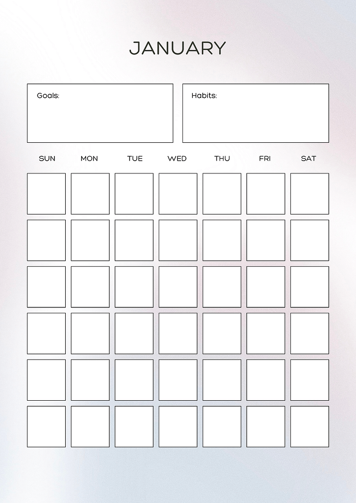 Gradient calendar product image (2)