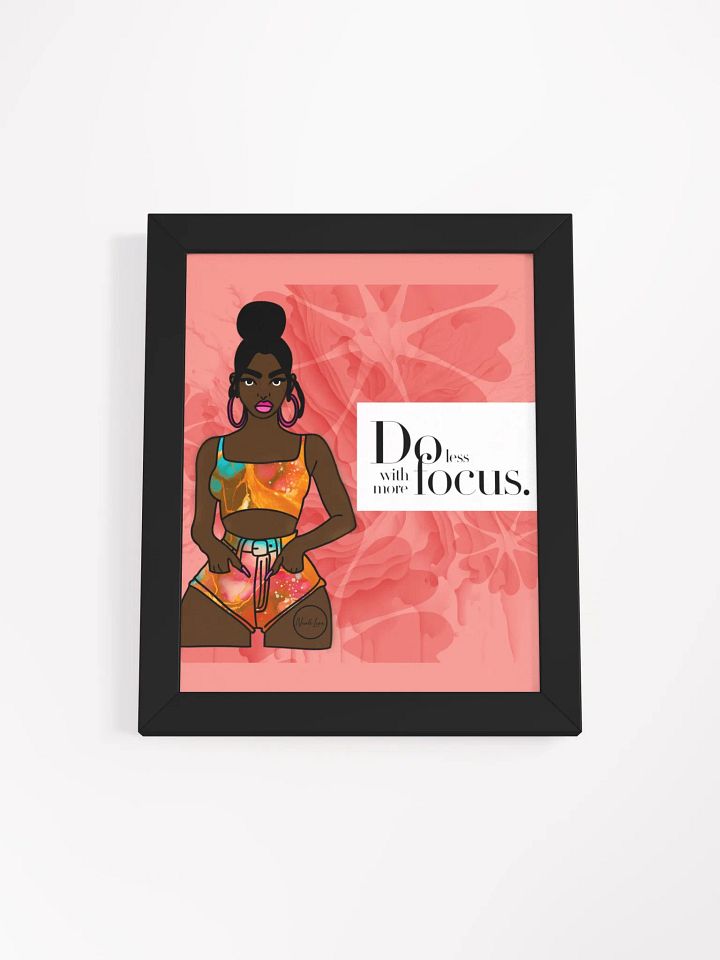 Focused Confidence Framed Poster product image (1)