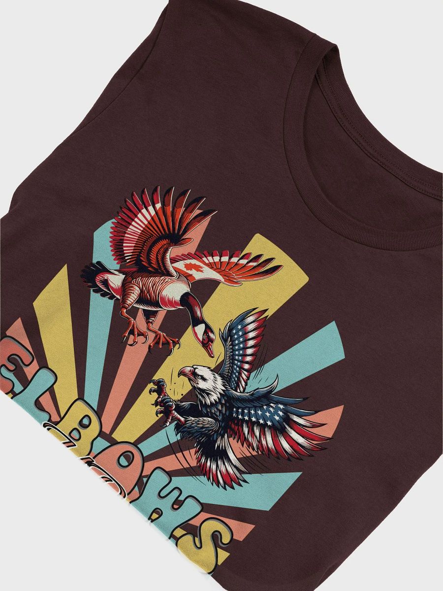Elbows Up Canadian Goose Vs American Eagle Vibrant Unisex T-Shirt product image (12)