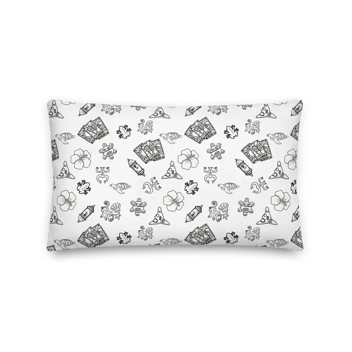 Boricua Pride Puerto Rican Tattoo-Inspired Throw Pillow product image (2)