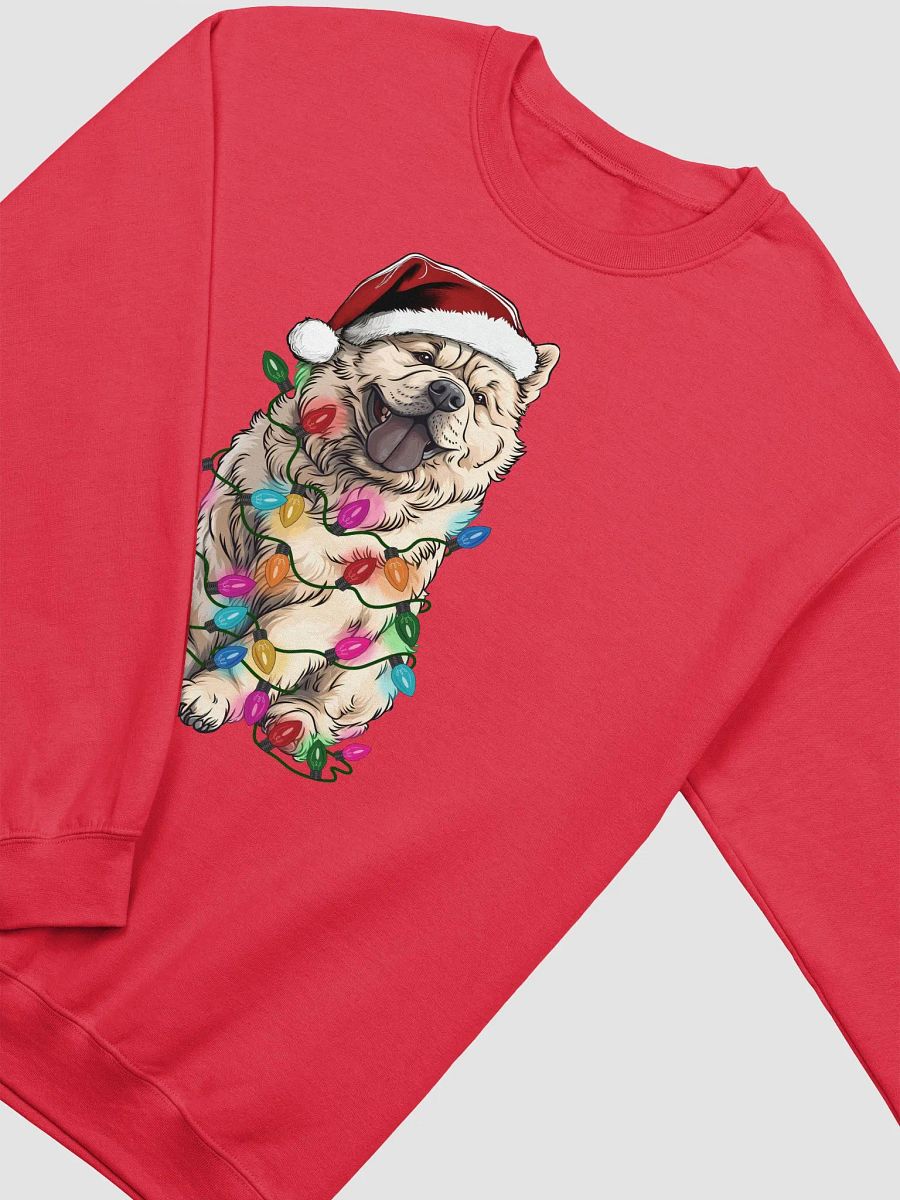 Funny Chow Chow(Cream) Christmas Sweatshirt product image (4)