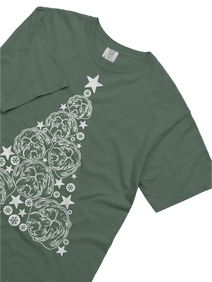 Shih Tzu(2) Christmas Tree T-Shirt product image (25)