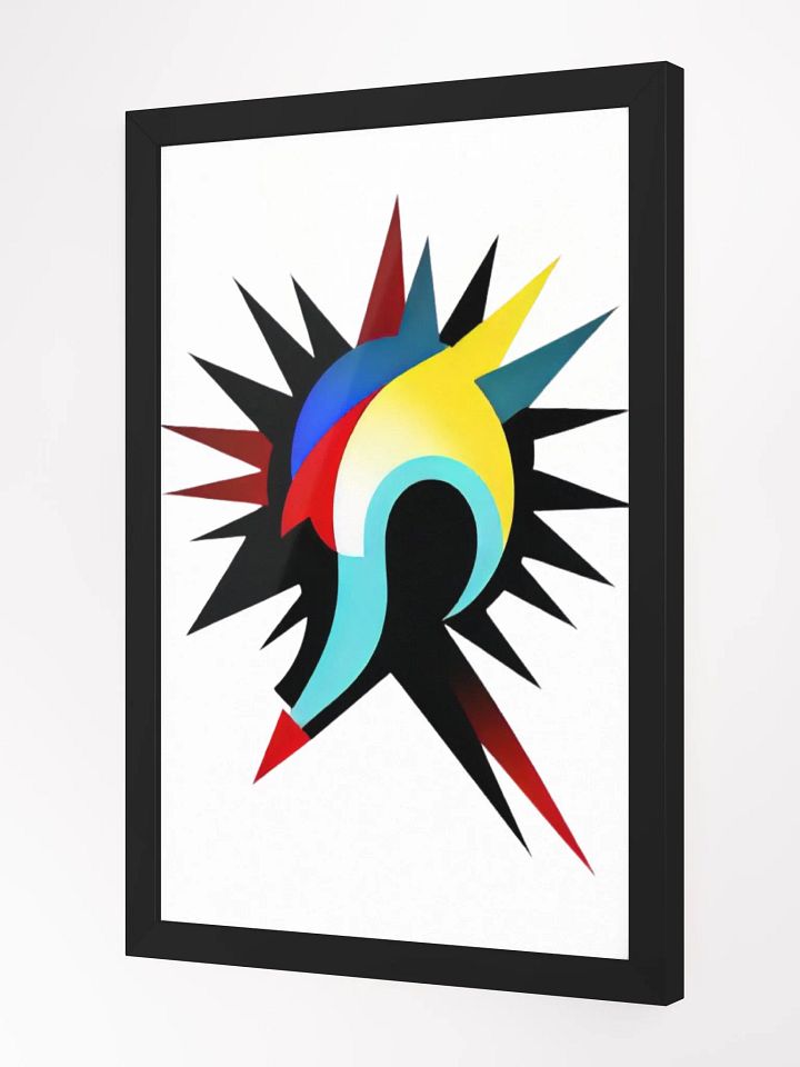 Cyber Punk Energetic Abstract Art Print product image (4)