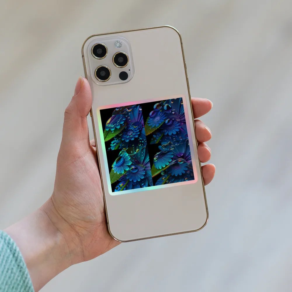 Kawaiikitten Exclusive Premium Dew Drop Holographic Sticker product image (8)