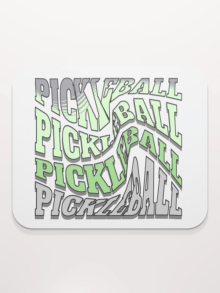 Swirl Pickleball Ripple Effect Mouse Pad product image (2)