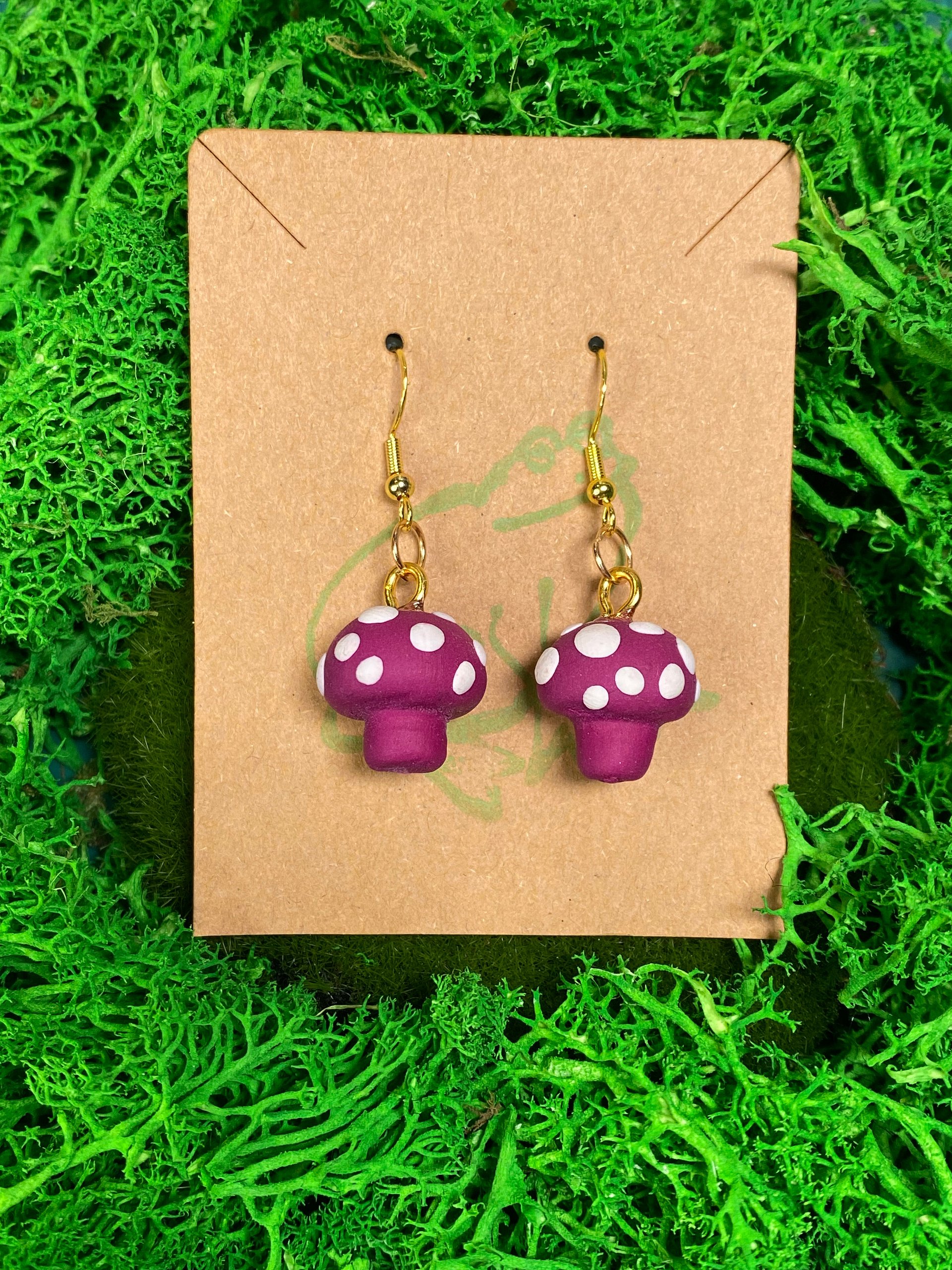 Mushroom Earrings product image (2)