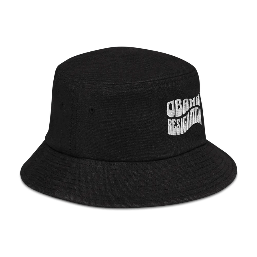 Obama's Resignation (Denim Bucket Hat) product image (6)