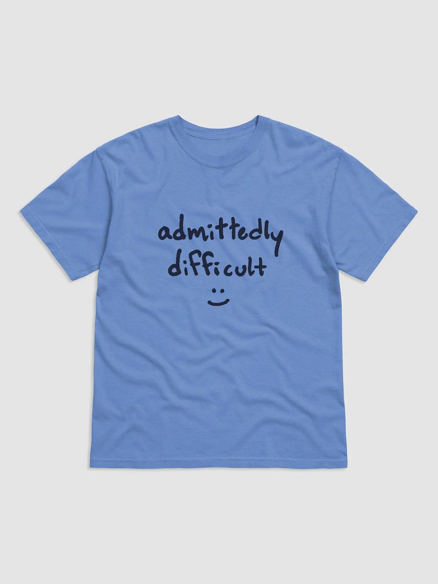 admittedly difficult (#141728) garment-dyed tee product image (1)