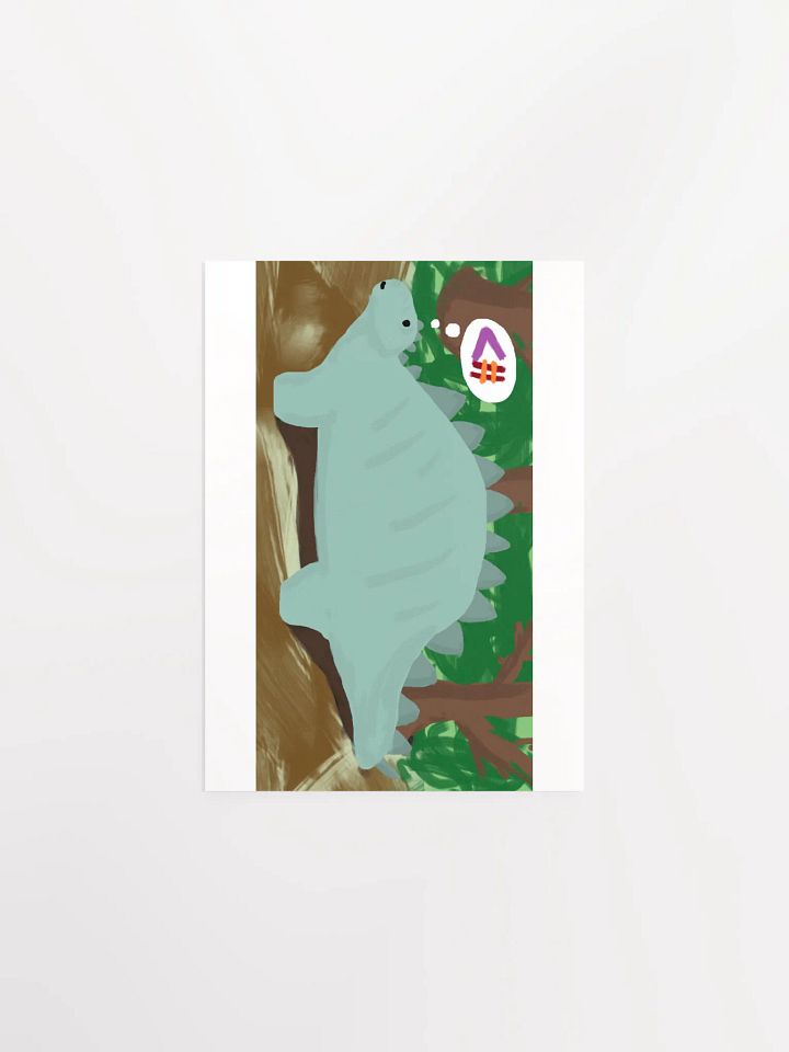 Dinosaur sending love print product image (1)