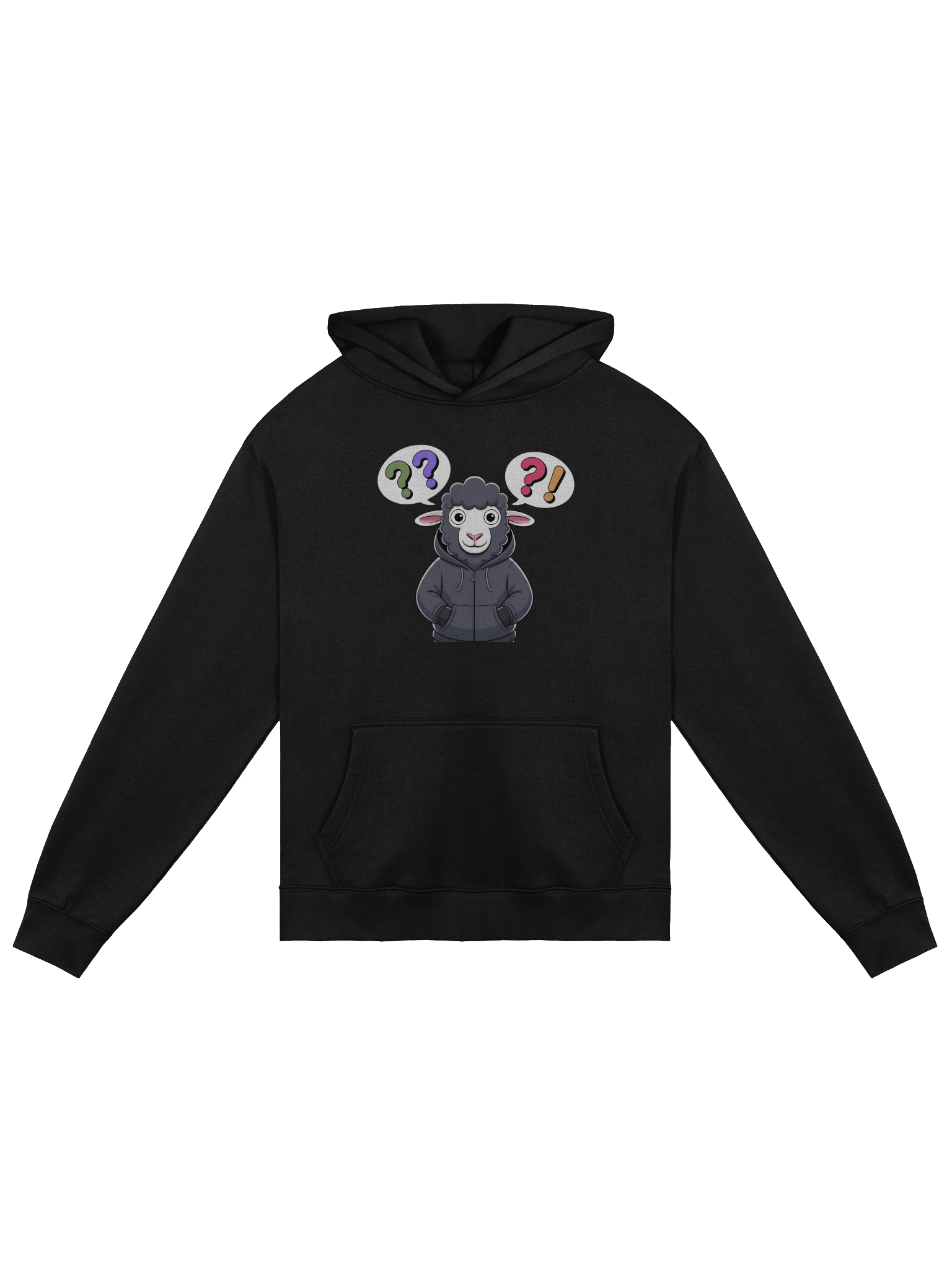 Curious Sheep Unisex Oversized Hoodie product image (1)