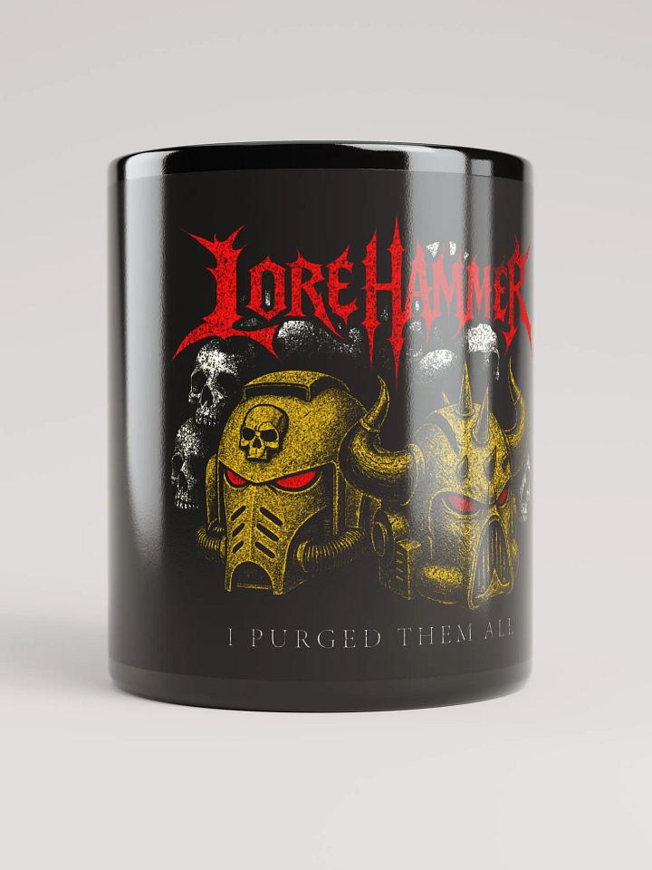 PURGE THE DAEMONS BLACK CERAMIC MUG product image (1)