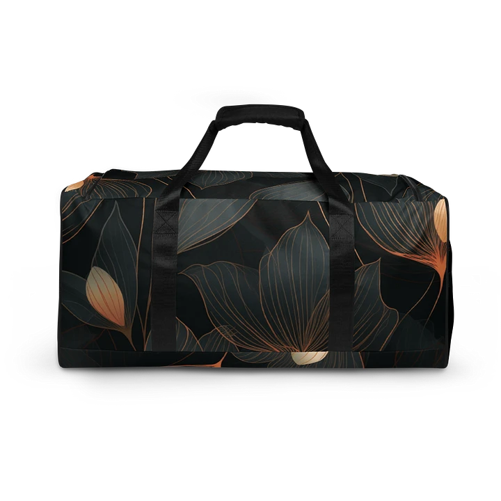 Golden Botanical Elegance Duffle Bag product image (1)