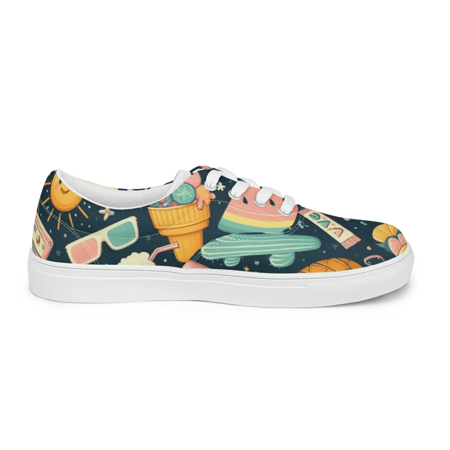 Summer Vibes Retro Canvas Shoes product image (8)