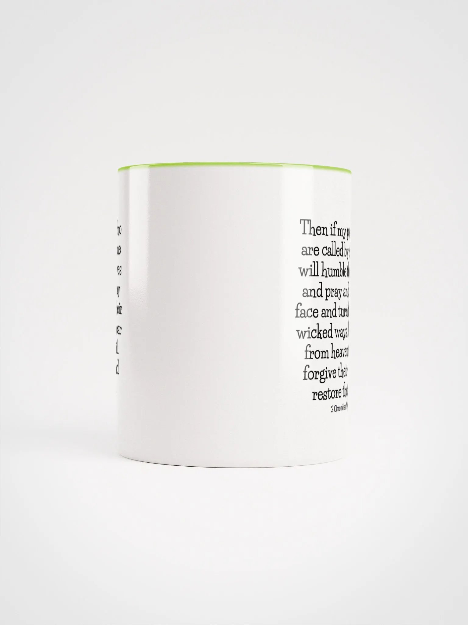 If My People Who Are Called By My Name 2 Chronicles 7:14 Two-Tone Mug 11/15oz product image (5)