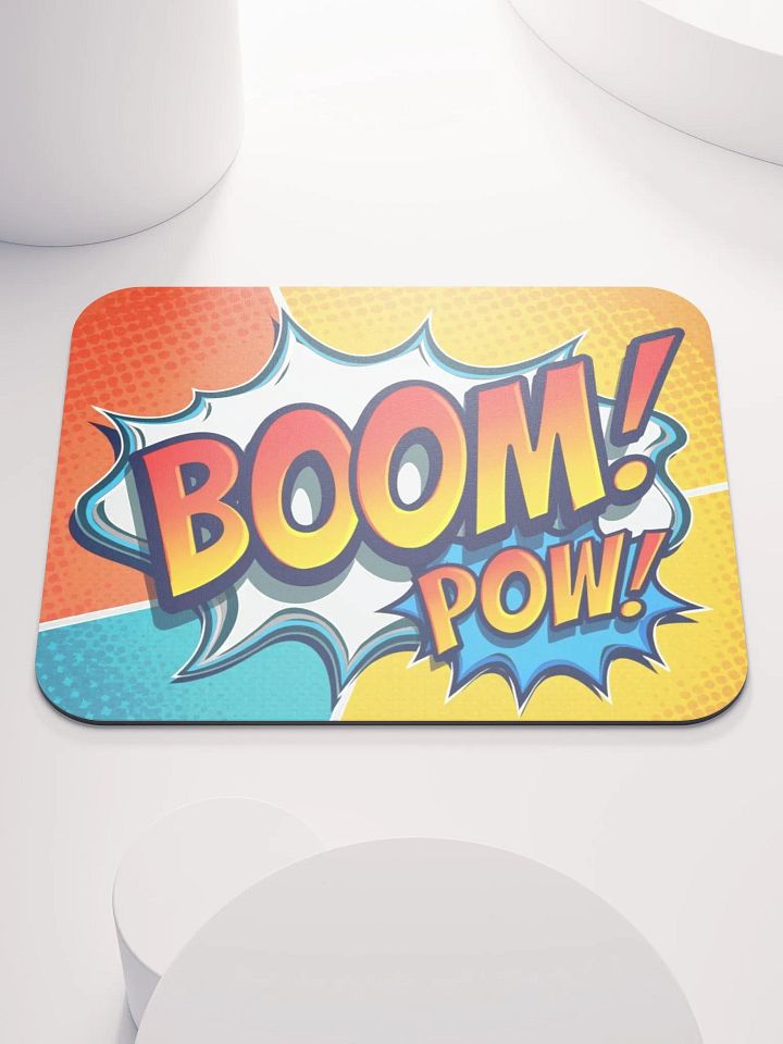 BOOM! POW! Comic Blast Mouse Pad product image (1)