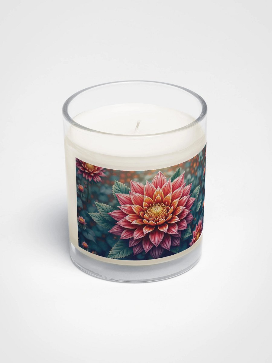 Mandala Flower Candle – Bohemian Botanical Meditation Decor product image (2)