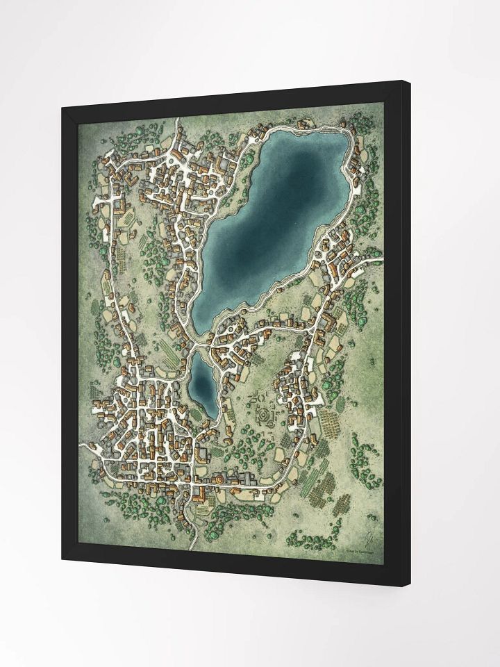 Riverdeep City Framed Poster 16'' x 20'' product image (2)