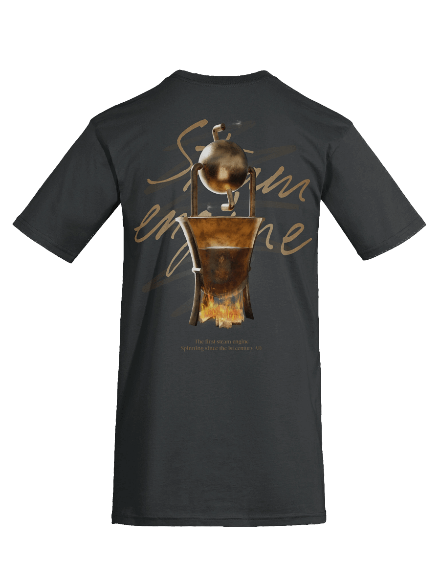 Steam Engine Heavyweight Premium Tee product image (3)