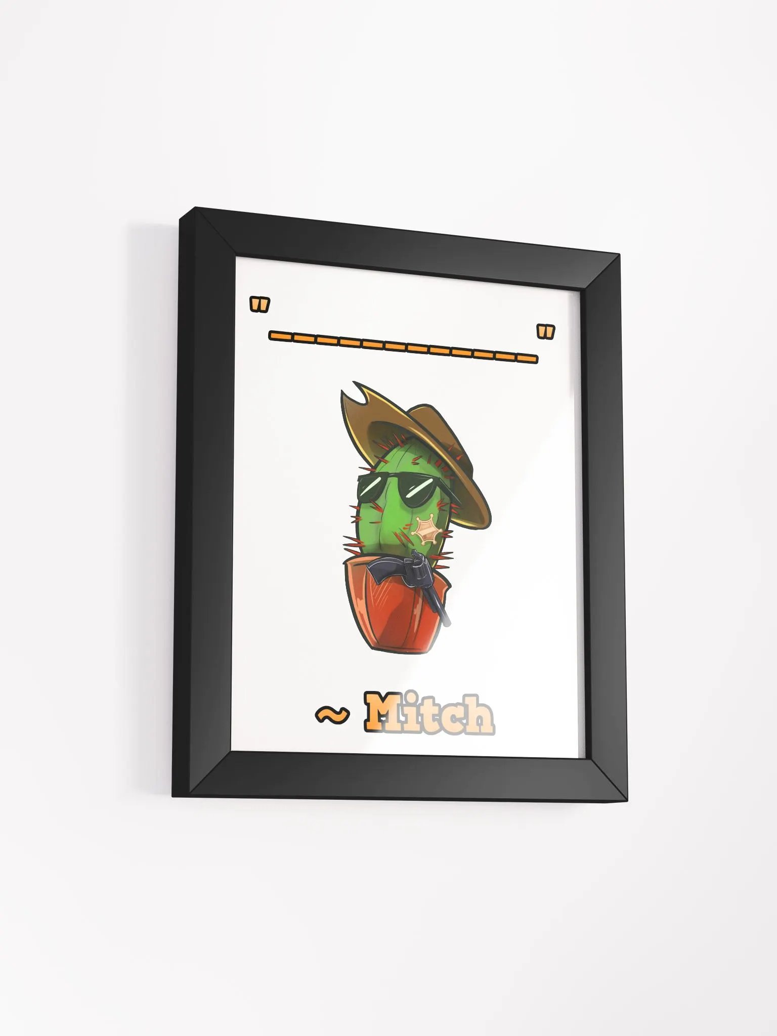 Mitch Quote Framed Poster product image (50)