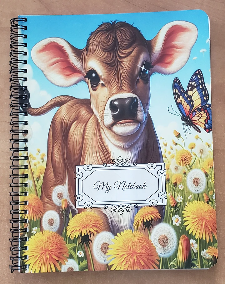 Baby Calf Lovers Coiled My Notebook product image (1)