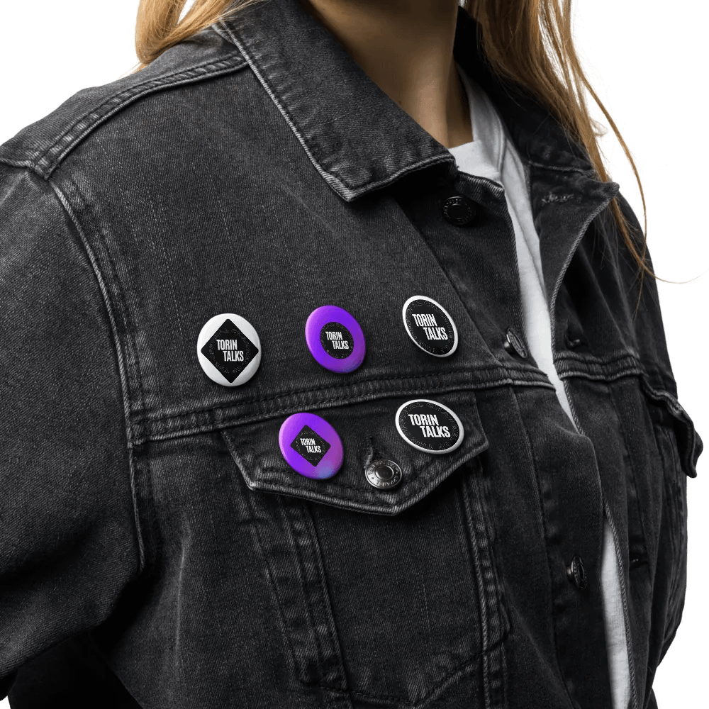 Torin Talks Logo Pin Buttons Set product image (17)