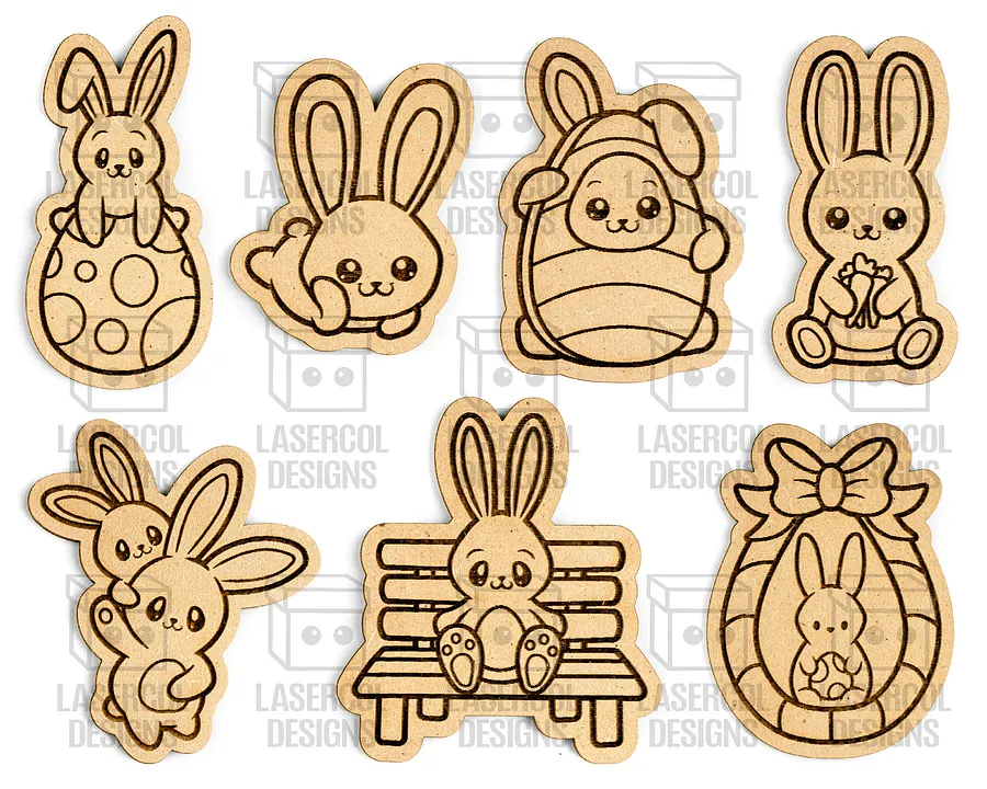 Easter Cutouts/Paint Kit Bundle (Set 1-2-3-4) - Laser Cut Files product image (10)