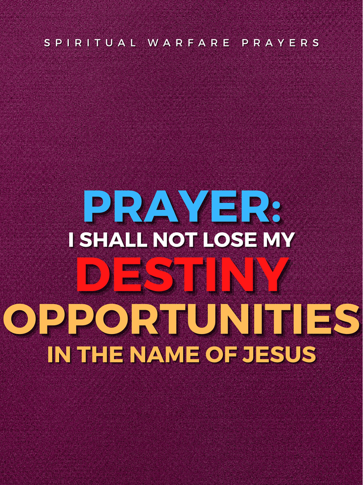 Prayer Against Opportunity Loss product image (1)