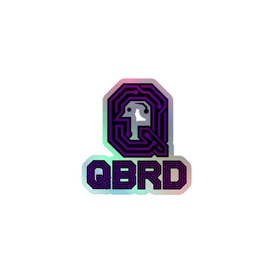 QBRD Holographic Sticker product image (1)