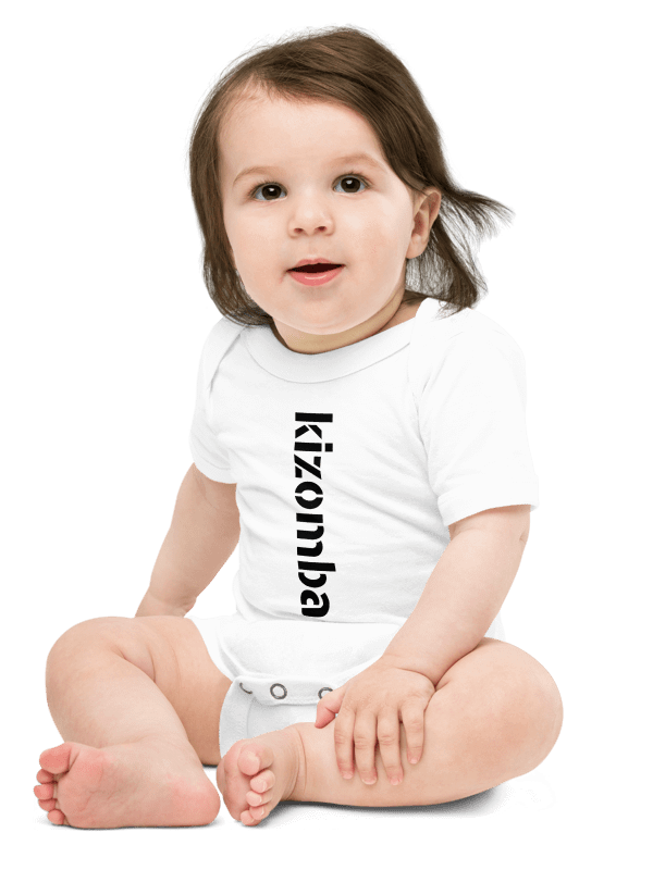 KIZOMBA - BABY SHORT SLEEVE - ONESIE - WHITE product image (1)