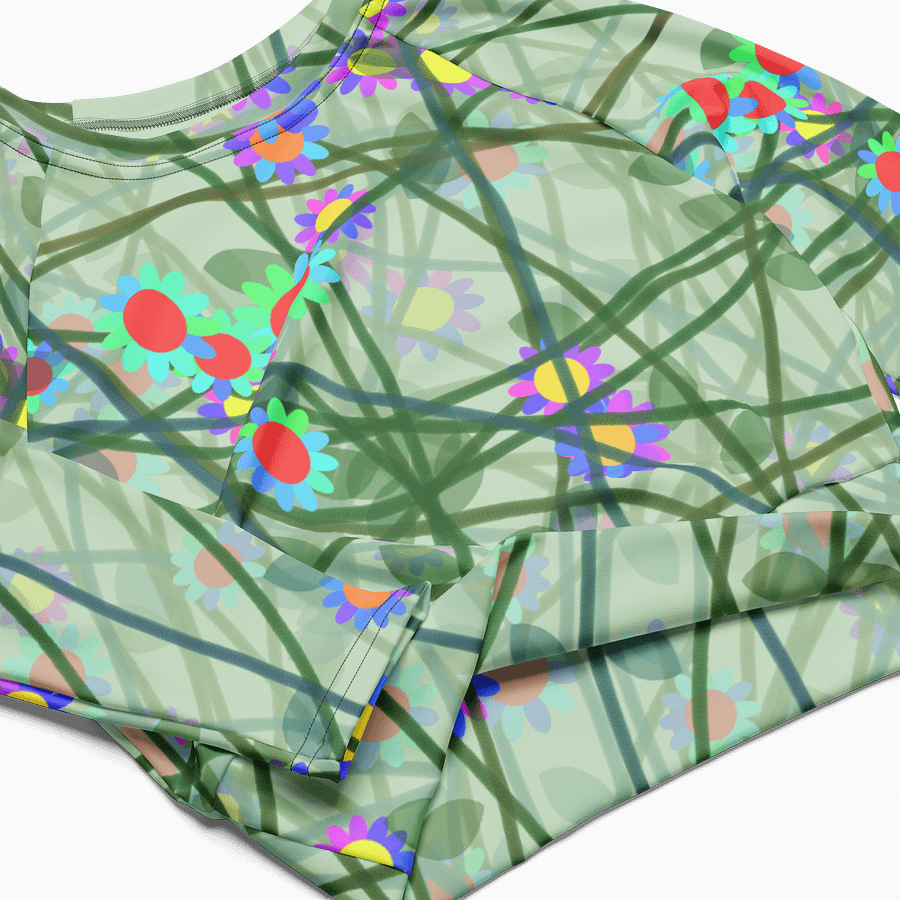 Botanical Harmony Recycled Crop Top product image (6)