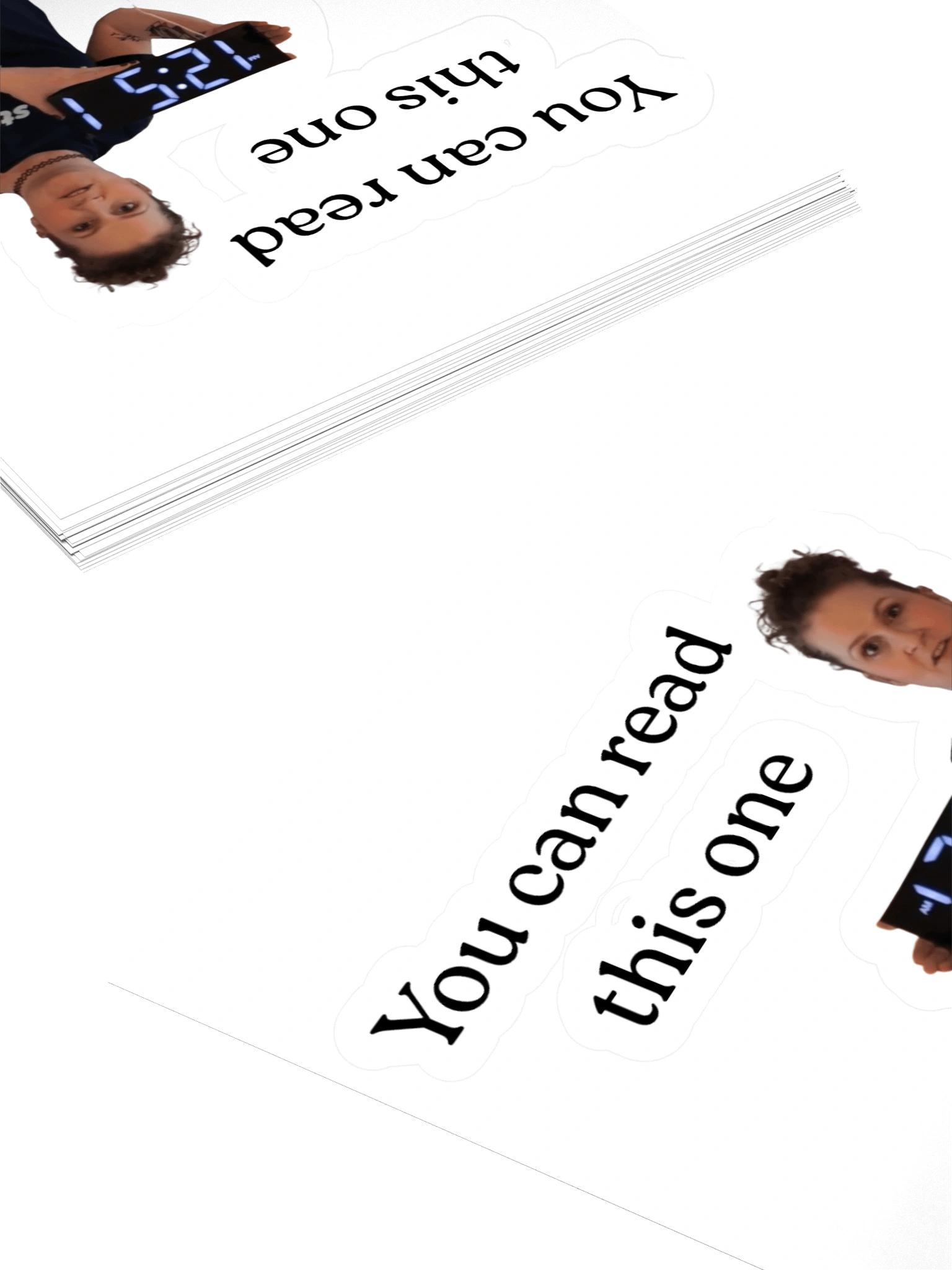 You Can Read This One Sticker product image (12)