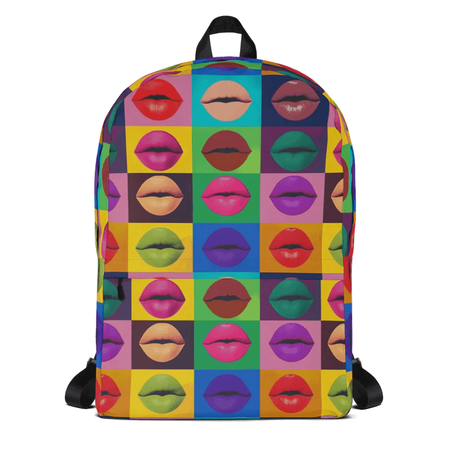 Pop Art Lips All-Over Backpack product image (9)