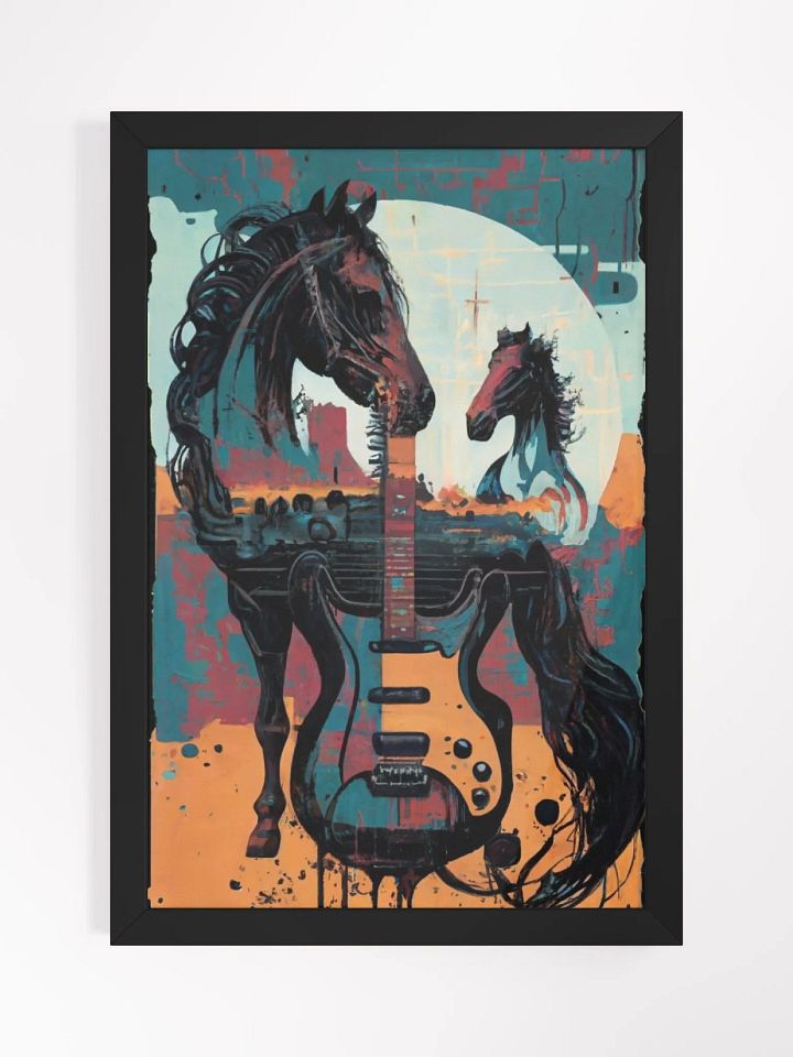 Unbridled Inspiration: A Horse and Guitar Painting to Spark Creativity product image (1)
