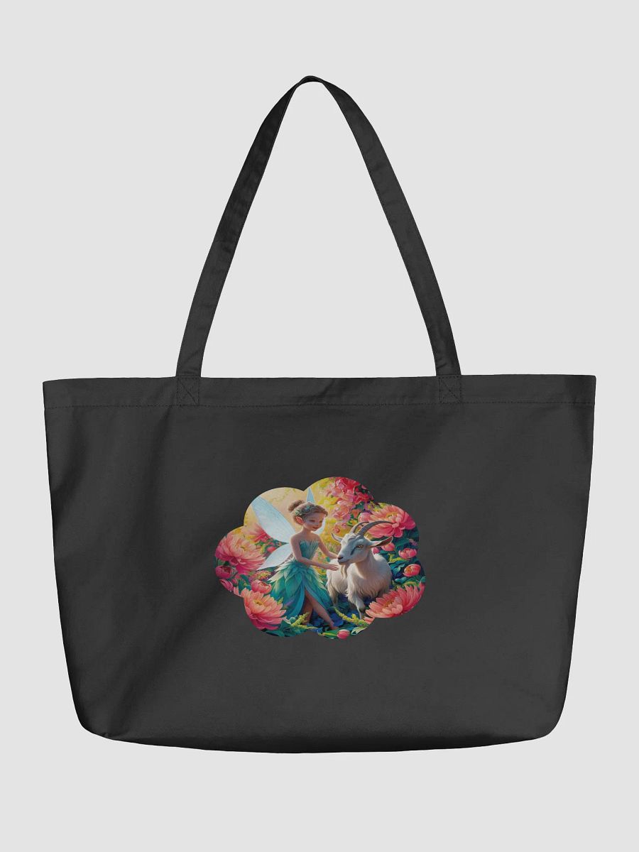 Whimsical Fairy and Goat Organic Tote product image (1)