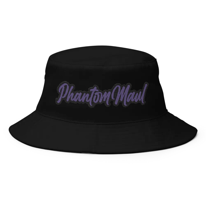 'PhantomMaul' Bucket Hat Purple Lettering product image (1)