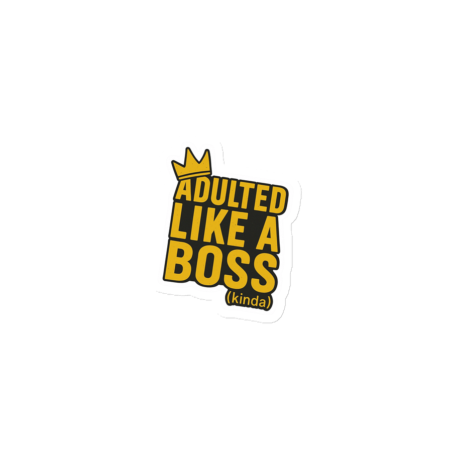 Boss-Level Adulting Die-Cut Magnets product image (1)