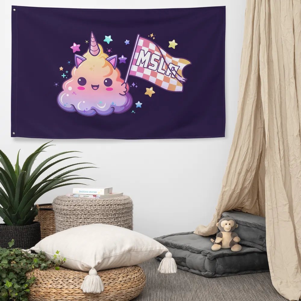 MSLA Sparkle Poop - Flag product image (8)