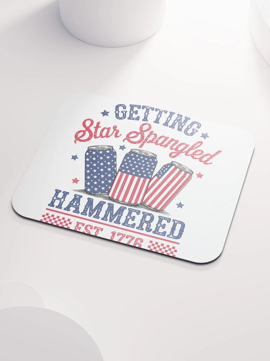 Star Spangled Hammered Mouse Pad product image (3)