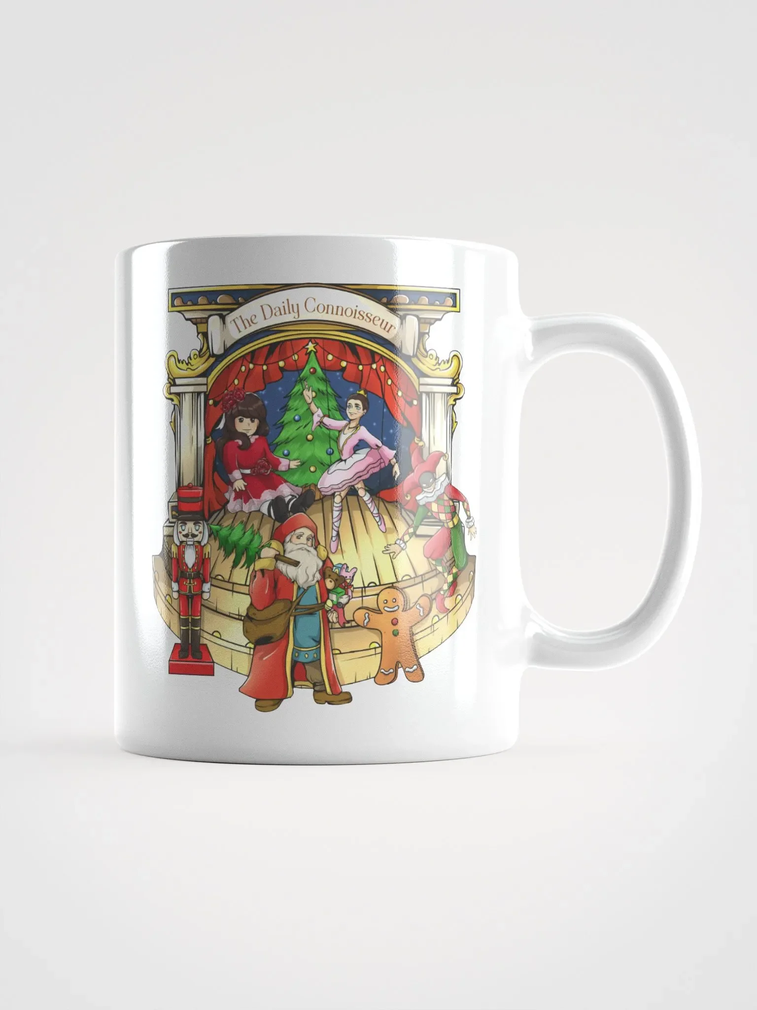 Happy Holidays Mug In White product image (1)