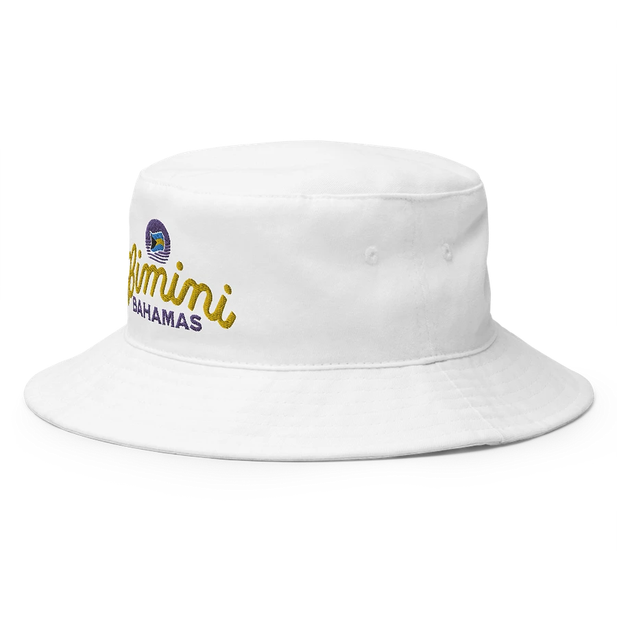 Bimini Bahamas Hat : Bahamas Flag Bucket Hat Embroidered product image (8)